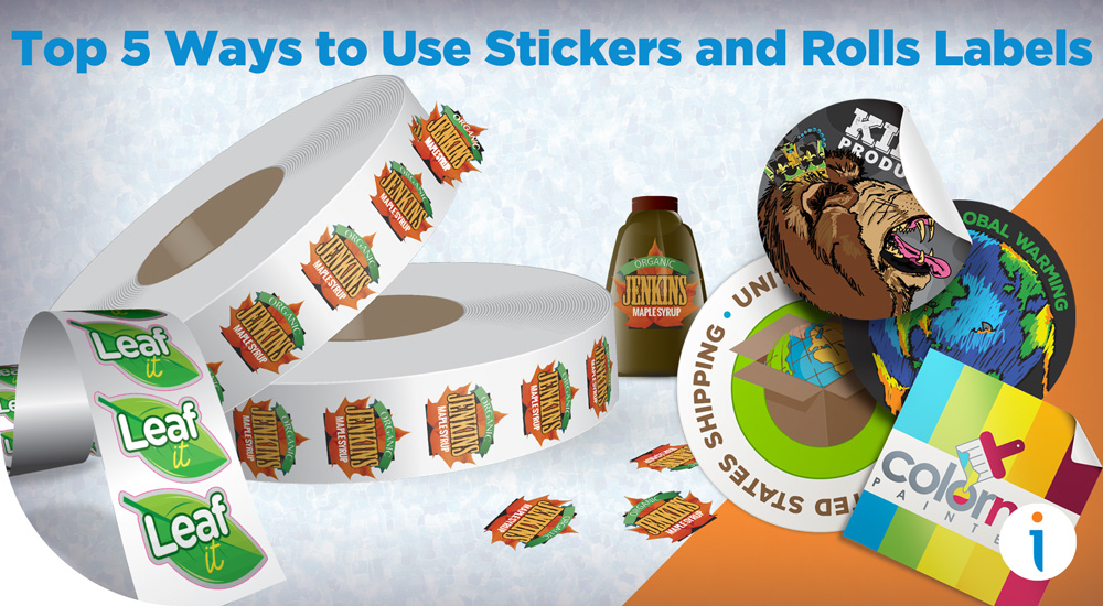 Top 5 Ways to Use Stickers and Rolls Labels for Your Business