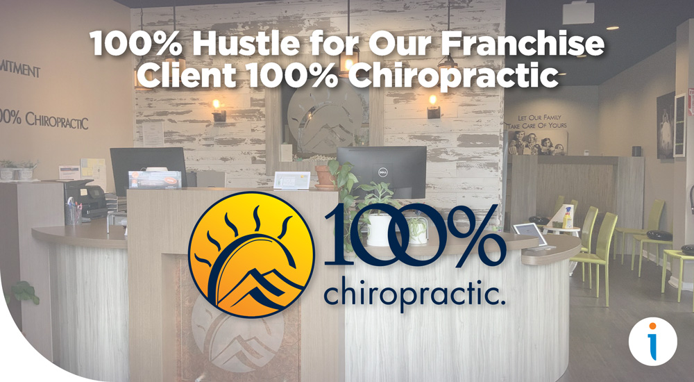 100% Hustle for Our Franchise Client 100% Chiropractic